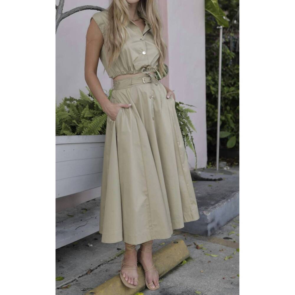 NEW KARINA GRIMALDI noma top in khaki
